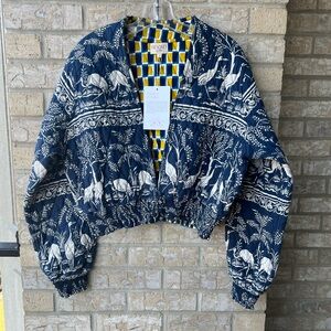 Beyond by Vera 1870 Kyra Reversible Jacket in Harmony Blue